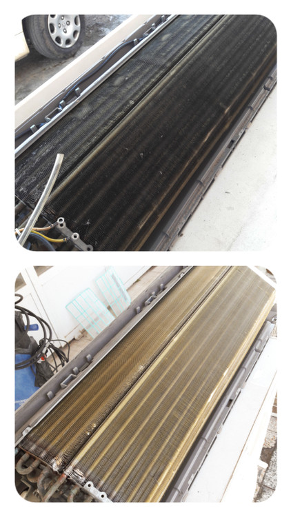 محلول شستشوی رادیاتور کولر گازی