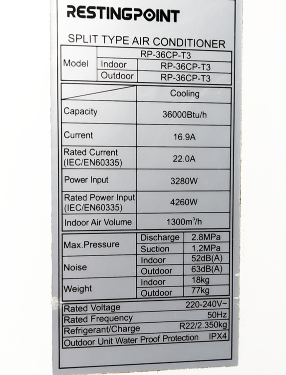 پنل کولر گازیز اسپلیت