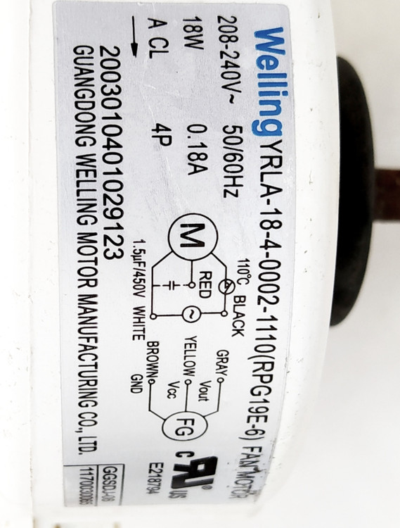 موتور فن اواپراتور کولر گازی